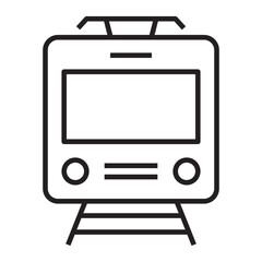 Train line icon.