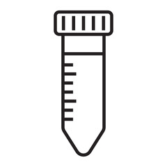 Test Tube line icon.
