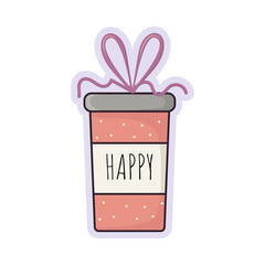 Beautiful Gift Box Illustration.