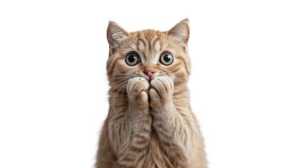 PNG, Cat, Dog + Emotion, created on the basis of artificial intelligence of Generative AI technology.