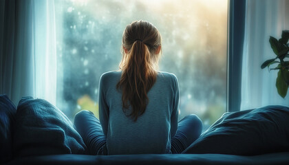 Naklejka premium Portrait of a woman who is angry