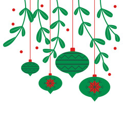 Christmas Leaf Border Decoration