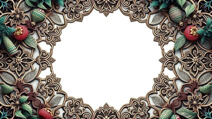 Intricate geometric pattern inspired by oriental gardens, serenity, minimalist style