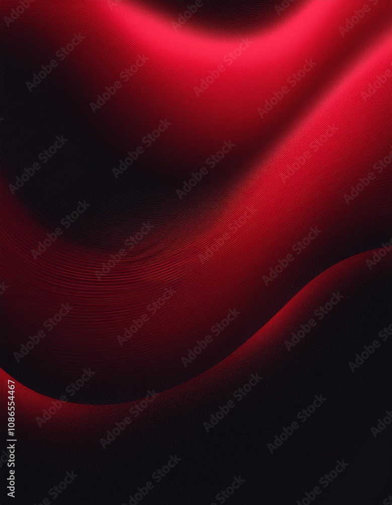 Poster the abstract swirls of red create a sense of depth and movement in this captivating image