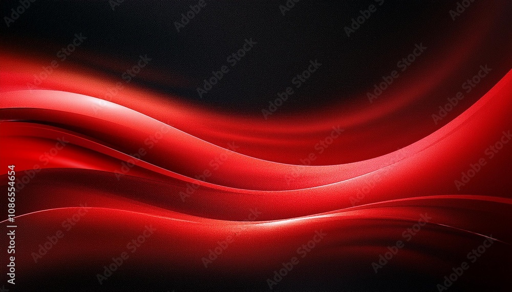 Aufkleber the vibrant red color and dynamic movement in this abstract image create a captivating visual