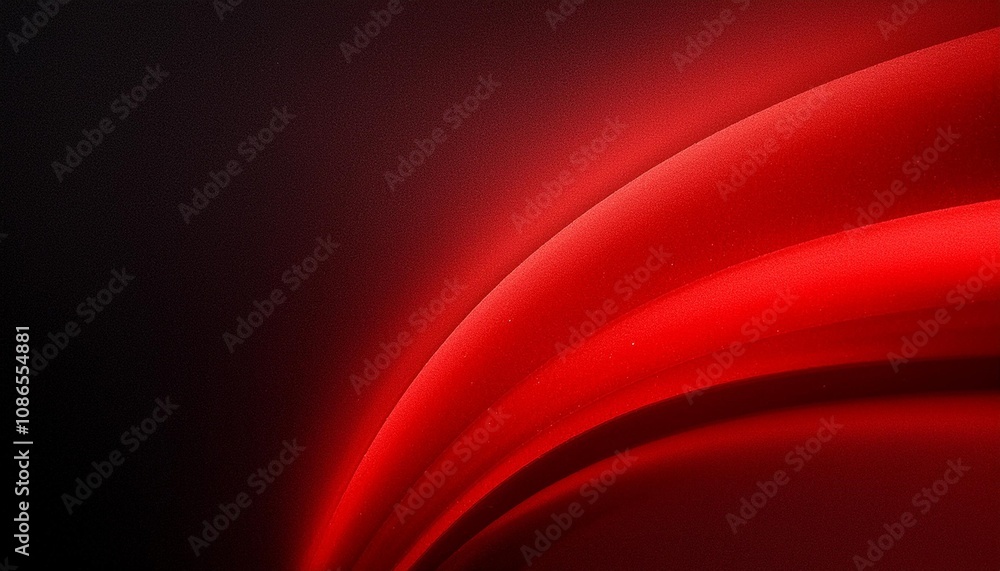 Poster dynamic red swirls dance across a dark background, creating a vibrant, abstract pattern