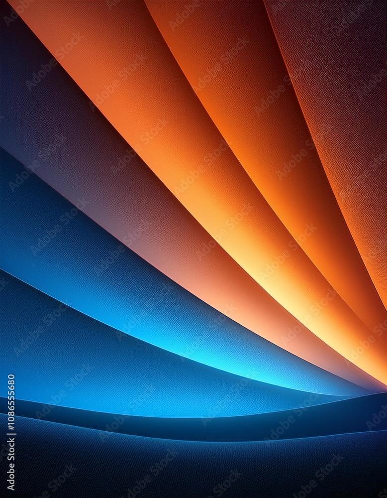 Poster the vibrant colors and smooth gradient in this abstract image evoke a sense of energy and movement