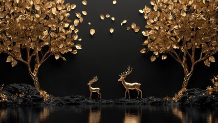 deer in the forest