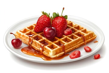 illustration of an ice cream set. Different types and tastes of cold desserts cups cones soft serve bars sticks popsicles frozen juice in waffles and on sticks. Vintage hand-drawn style generative ai