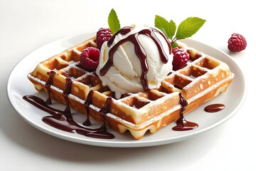 illustration of an ice cream set. Different types and tastes of cold desserts cups cones soft serve bars sticks popsicles frozen juice in waffles and on sticks. Vintage hand-drawn style generative ai