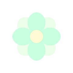 Fototapeta premium Cute Flower Clipart