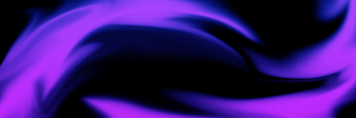 Grainy  gradient  abstract  background  aestetic  texture. Soft  waves  isolated  on black