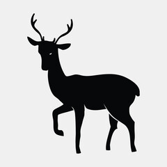 vector animal icons of black color