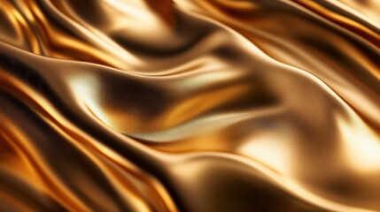 Fototapeta premium Brushed gold gradient effect, with a subtle metallic texture creating a refined and modern aesthetic, ideal for high-end branding