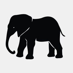 Obraz premium vector animal icons of black color