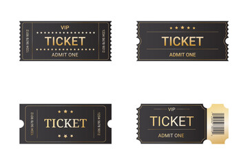 set of vip luxury tickets