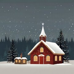 Christmas tree in front of a house