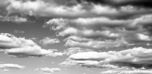 Abstract background dark dramatic sky.extreme weather, the sun shines through the clouds, high