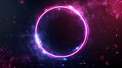 light spot hud holographic circle transparent background