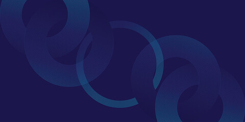 Abstract blue glowing line circle pattern. Blue geometric line modern shiny background. Cover, Banner, brochure, wallpaper, poster.
