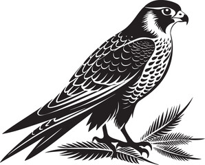 Fototapeta premium saker falcon vector illustration design