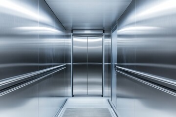 Obraz premium Corrosion-resistant stainless steel used in industrial cooling systems, ensuring efficiency and durability