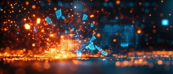 Obraz premium Fragments of Value, Digital Asset Tokenization