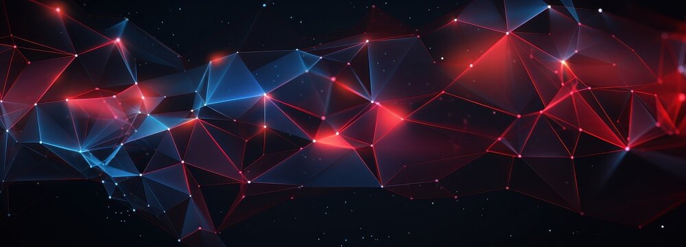 Abstract Red And Blue Geometric Network Design