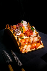bridge of sushi nikkei japanese food, combo maki