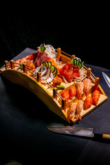 bridge of sushi nikkei japanese food, combo maki