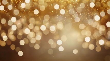Obraz premium charming atmosphere with a gold bokeh blur background that radiates soft light and timeless beauty for every occasion.