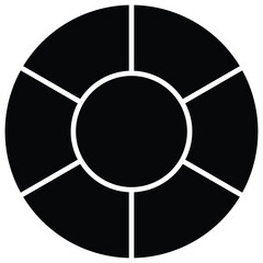 Photo collage with Geometric circle for picture album and presentation. Background texture pattern for modern design 