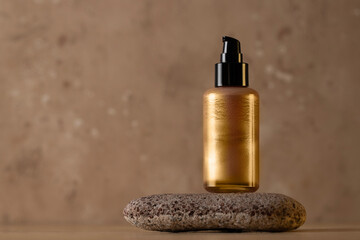 Golden glitter body lotion for shimmering skin, summer cosmetic product , beauty cosmetics, shimmering background, luxury art