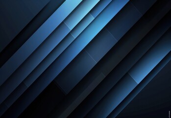 Obraz premium Abstract Diagonal Blue And Dark Gray Stripes Background