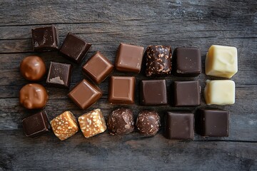 Fototapeta premium chocolate with nuts