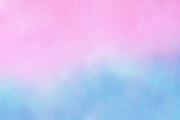 ふわふわしたピンクと青のグラデーションの背景