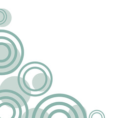 Abstract Circle Geometric Corner