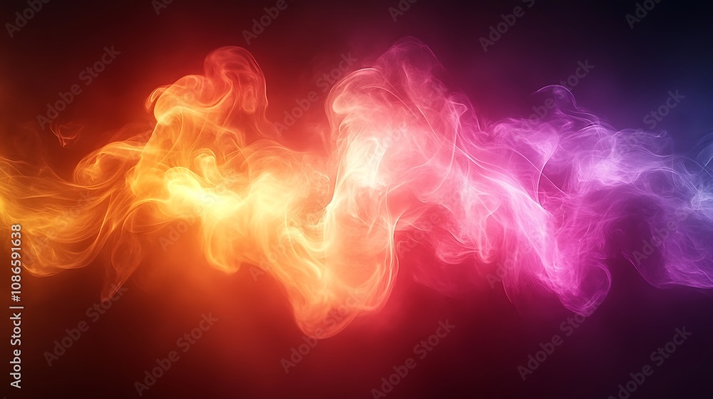 Poster mesmerizing artwork that combines iridescent colors and flowing patterns in a stunning visual displa