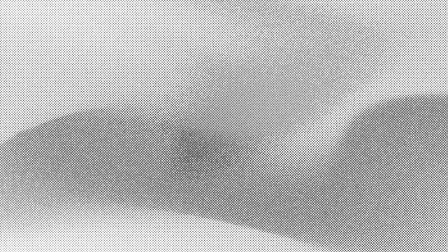 Abstract halftone motion background. Moving dots seamless loop