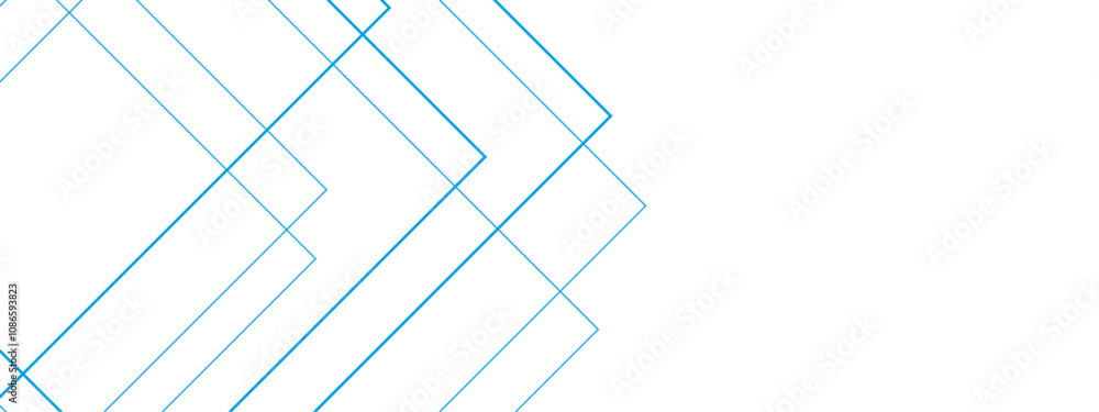 Poster abstract white and blue background with lines. pattern design space design concept suit for business