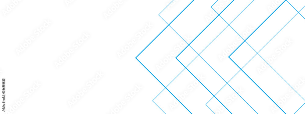Poster abstract white and blue background with lines. pattern design space design concept suit for business