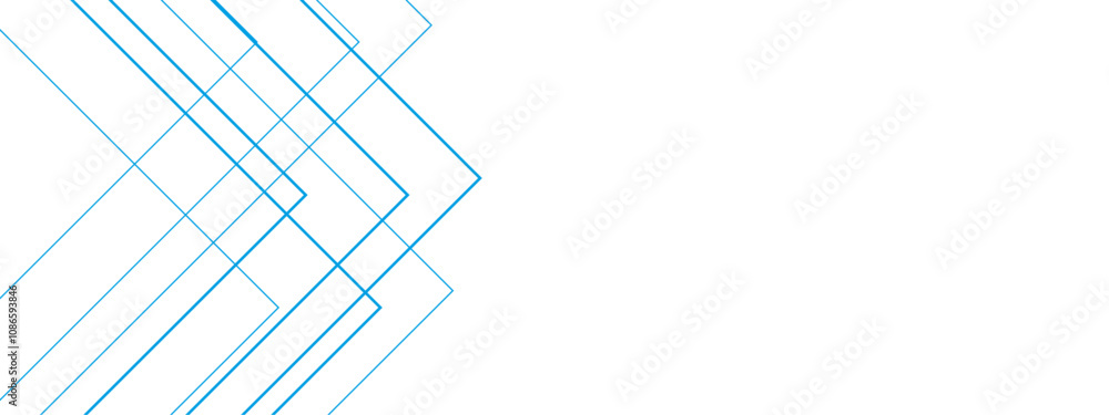 Poster abstract white and blue background with lines. pattern design space design concept suit for business