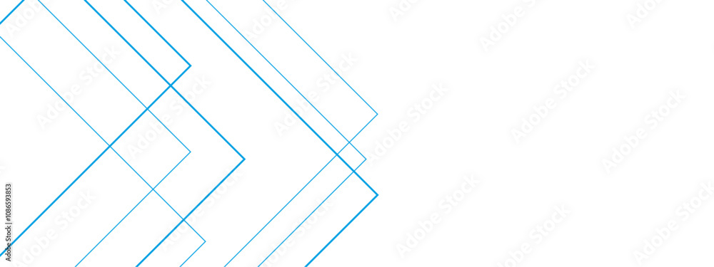 Poster abstract white and blue background with lines. pattern design space design concept suit for business
