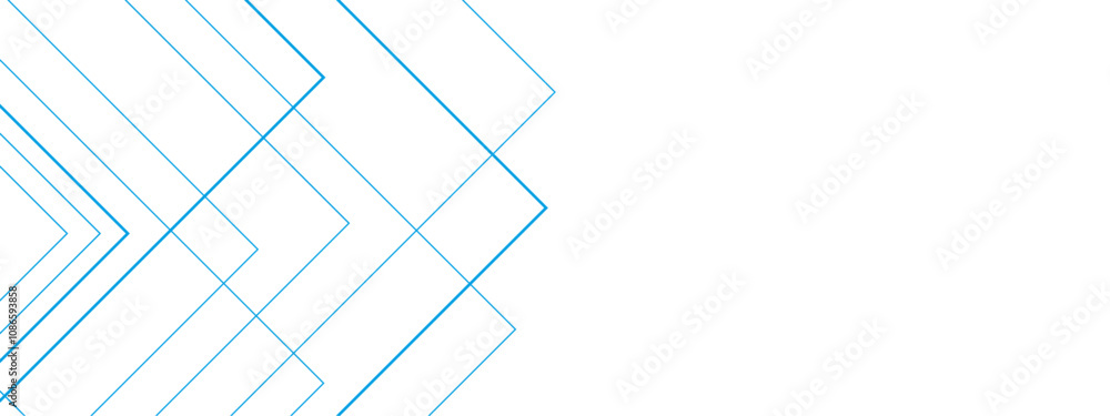 Aufkleber abstract white and blue background with lines. pattern design space design concept suit for business