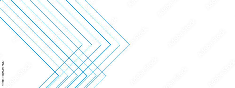 Poster abstract white and blue background with lines. pattern design space design concept suit for business