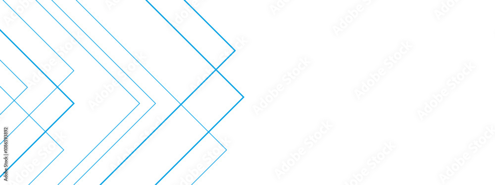 Poster abstract white and blue background with lines. pattern design space design concept suit for business