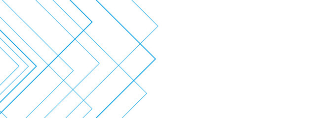 Abstract white and blue background with lines. Pattern design Space design concept Suit for business, corporate, institution. Creative geometric triangle shape.
