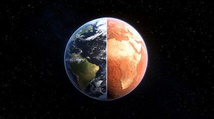 Timelapse Video of Earth from Space Perspective