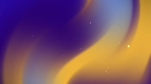 Purple and gold gradient swirls with sparkles; dreamy abstract background suitable for backgrounds, posters, web design, and artistic projects.
