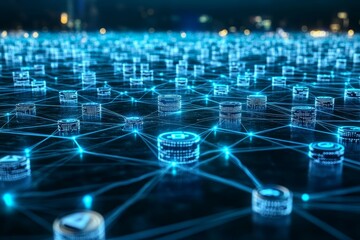 Obraz premium Tokenized Asset Exchange, Digital Asset Tokenization